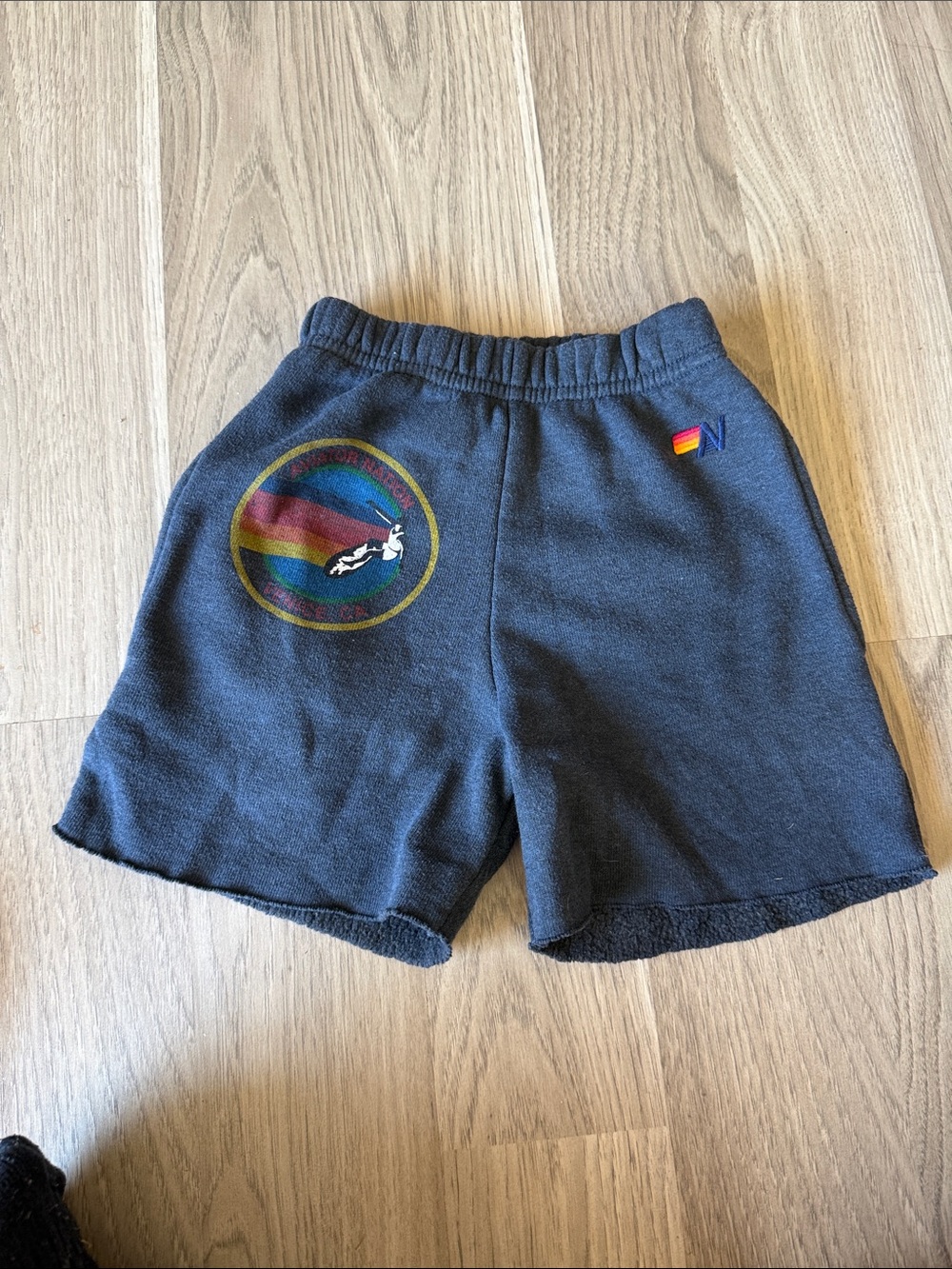 Kids Aviator Nation Shorts with Rainbow Patch